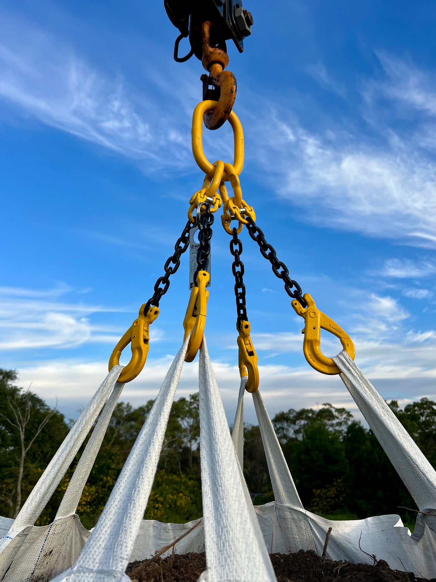 600mm EL 4 Leg (8mm) Chain Sling